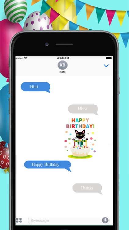 Birthday Cake Stickers Pack