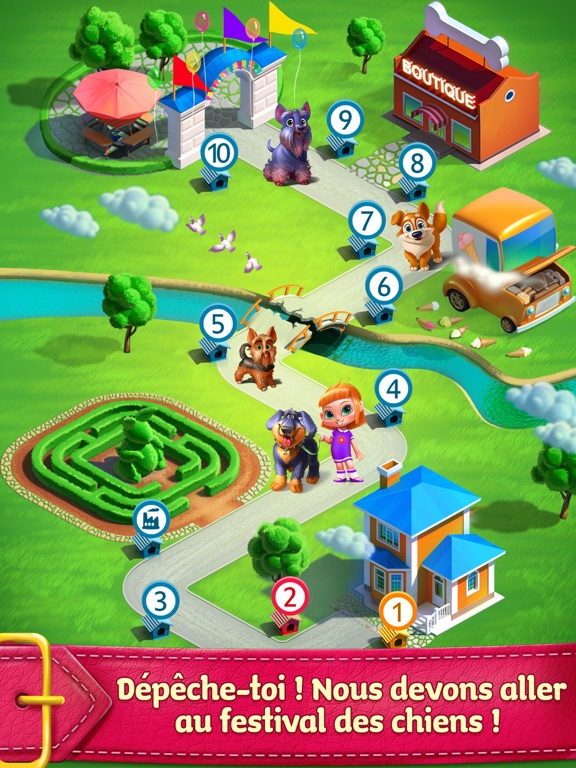 Screenshot #6 pour Aventures de balade de chiens