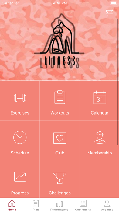 Screenshot #1 pour Lioness Fitness Center