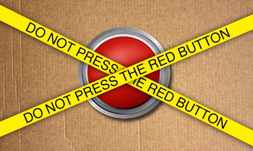 Do not Press the Red Button for TV icon