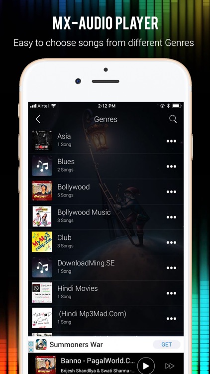 Mx Audio Player - Music Player screenshot-3