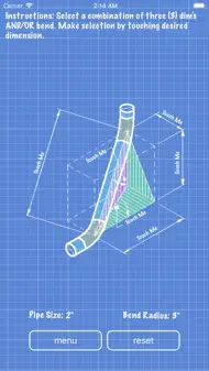 Piping Offset Calculator iphone bilder 2