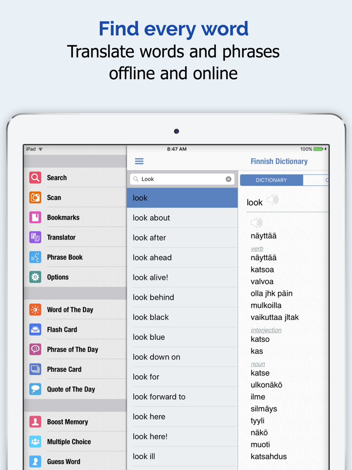 Finnish Dictionary Elite