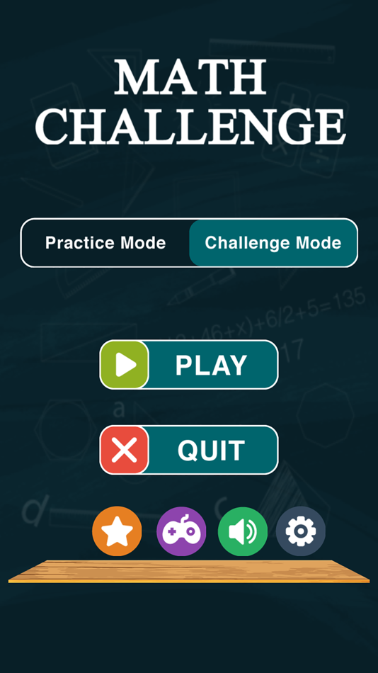 #1. Math Challenge Quiz - Math Trivia (iOS) Podle: Muhammad Taqweem Sultan