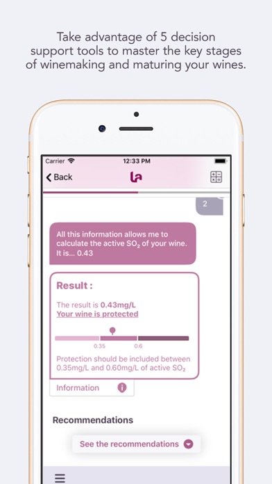 OenoSolutions Screenshot