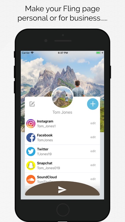 Fling - Easy Contact Sharing screenshot-3