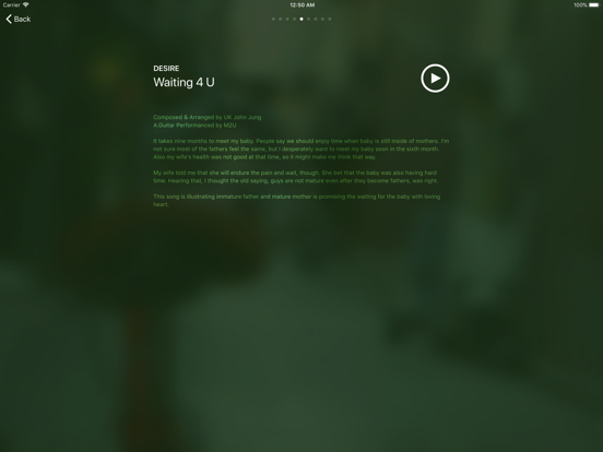 Papa’s Song iPad screenshot 4 - Music app