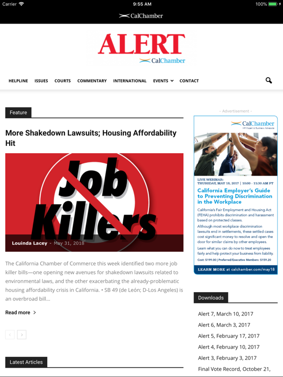 Screenshot #4 pour CalChamber Alert