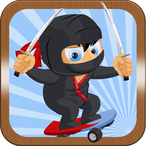 Jumpy Skateboard Ninja- The Royale Sword Hero Dude Drive Adventure iOS App