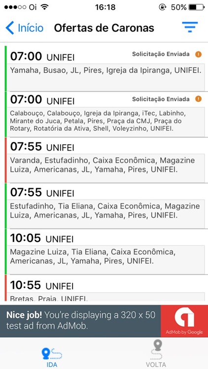 Cabe+1 Caronas Universitárias