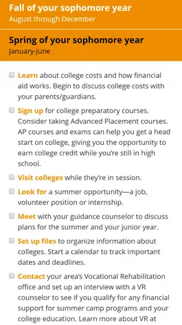 Game screenshot College Checklist hack