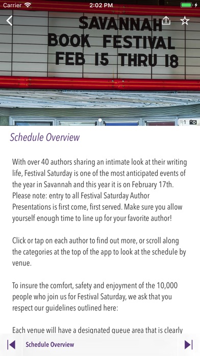 Savannah Book Festival screenshot 4