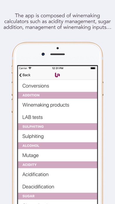 OenoSolutions Screenshot