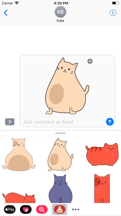 MeowMeowFacts Cat Stickers screenshot 2