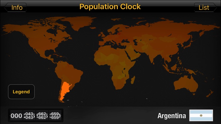Population Clock HD screenshot-2