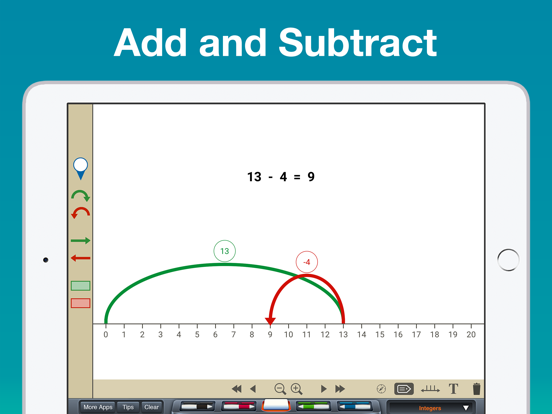 Screenshot #6 pour Number Line Manipulative