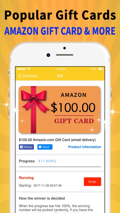 Giveaway App: FortuneBox screenshot 3