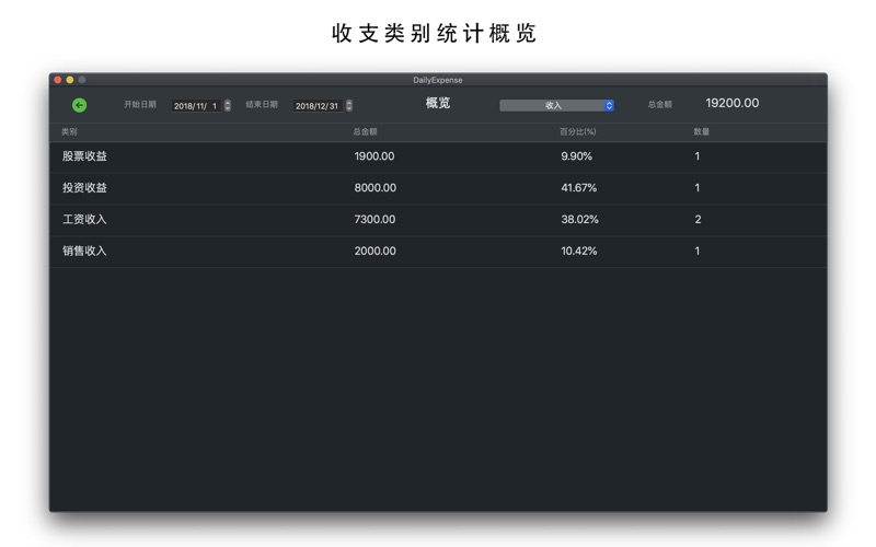 天天记账本 DailyExpense - 记账本，理财助手