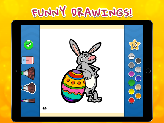 Coloring Your Easter iPad screenshot 1 - Entertainment app