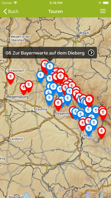 Wanderführer Top-Regionen