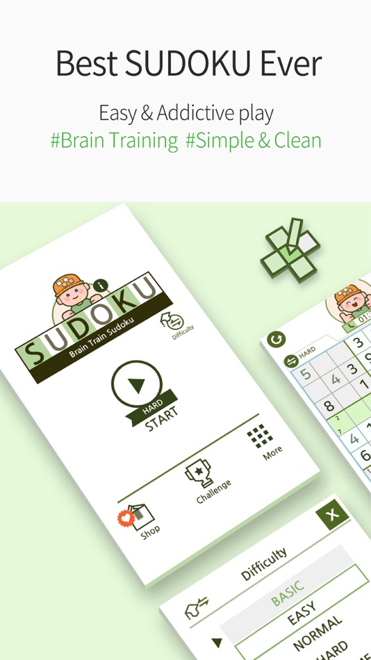 #1. Brain Train Sudoku : BTS (iOS) Podle: FunnyPack Inc.