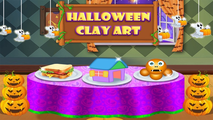 Halloween Clay Art