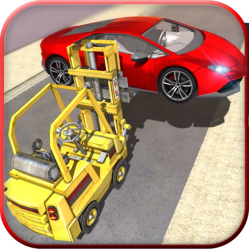 real police car parking forklift simulator