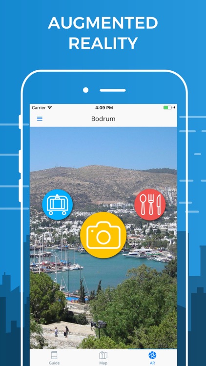 Bodrum Travel Guide with Offline Street Map
