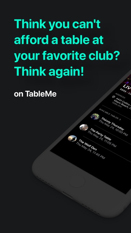 TableMe: Spend Less Party More