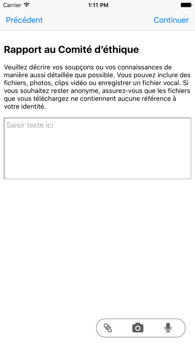Screenshot #2 pour Grundfos Whistleblower System
