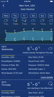 accurate weather forecast &map iphone screenshot 2