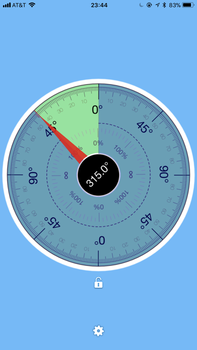 Advanced Level and Inclinometer - TiltMeter Screenshot 2