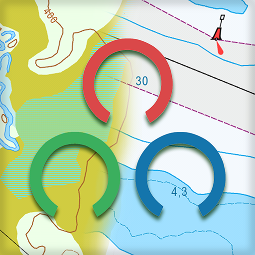 Mapitare Terrain and Sea map App Icon