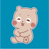 Poppa Baby Bear Animated app icon - Stickers app for iPhone