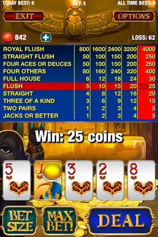 Lucky Video Poker Slots Casino screenshot 2