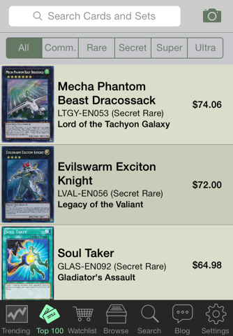Card Prices: Yu-Gi-Oh Edition screenshot 4