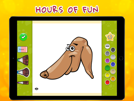 Coloring Book - Dogs iPad screenshot