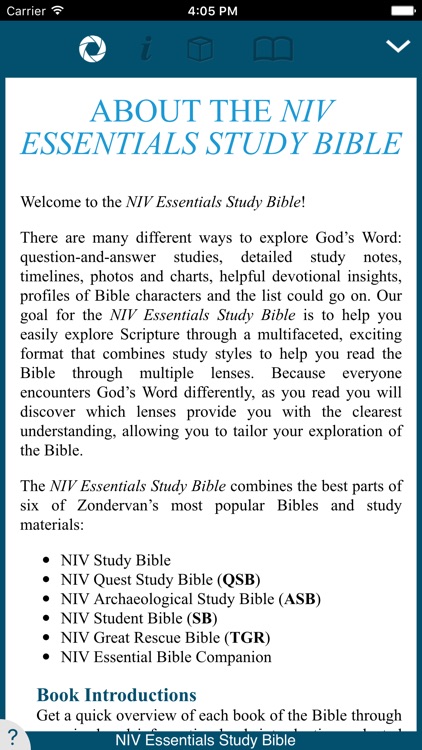 NIV Essentials Study Bible