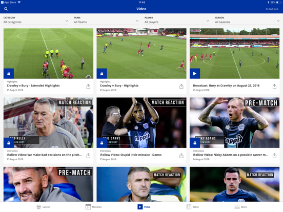 Screenshot #6 pour Bury Official App