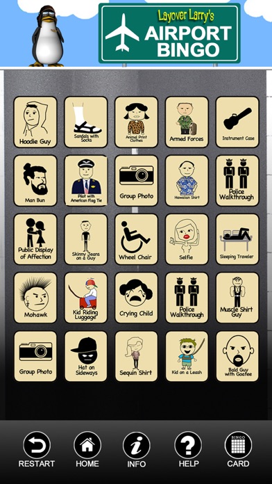 Airport Bingo Game screenshot 2