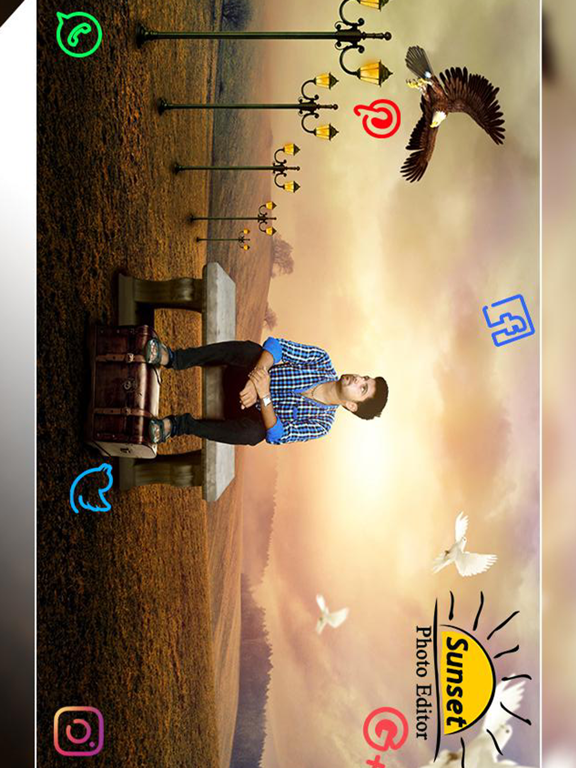 Screenshot #5 pour Sunset Photo Editor