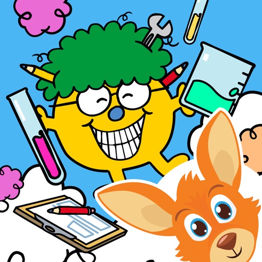Little Miss Inventor Chemistry Icon