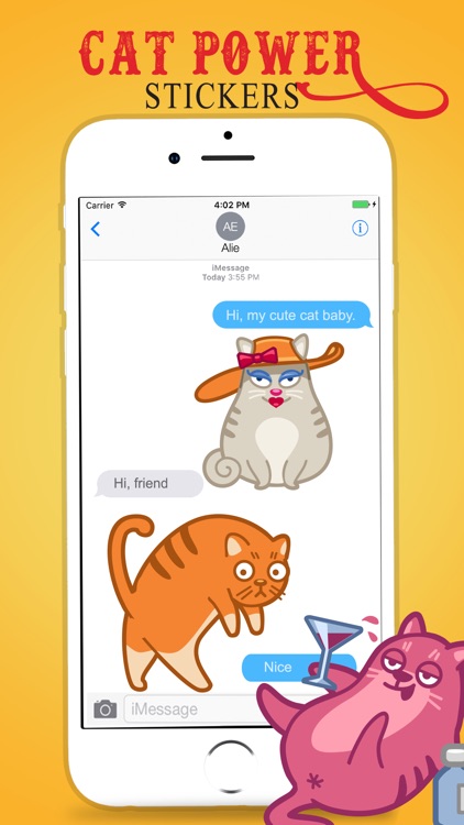 Midnight Cat Power Stickers Pack screenshot-3