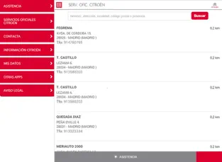 Screenshot 2 Citroën Asistencia iphone