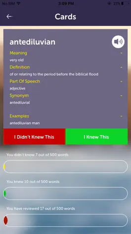 Game screenshot SAT Verbal Flashcards 6000+ words hack