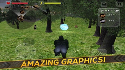 King Gorilla Jungle 3D screenshot 2