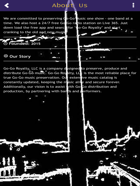 Go-Go Royalty iPad screenshot 2 - Entertainment app