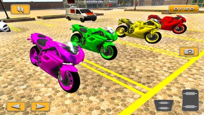 Bike Parking 3D: Motorbike Run screenshot 2