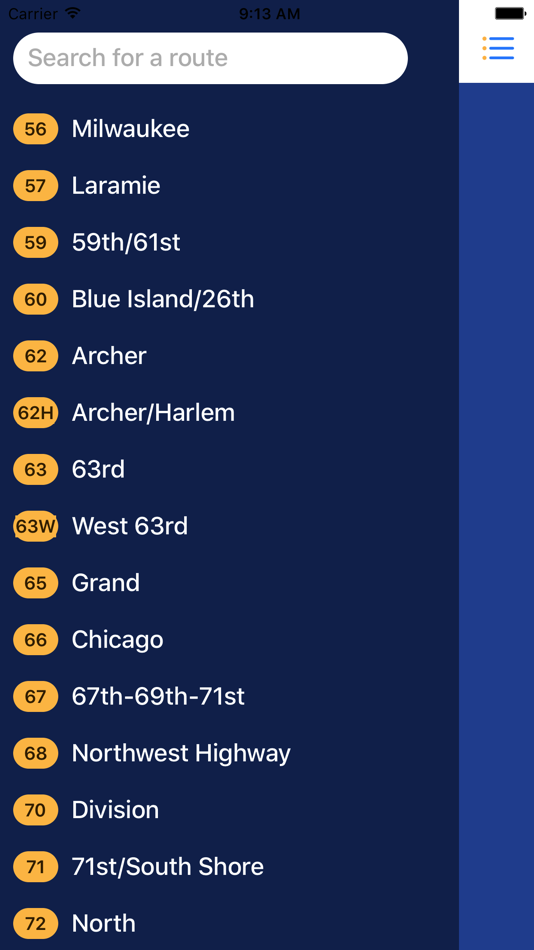 #1. All Aboard — CTA Bus Tracker (iOS) Podle: Jordan Fulghum