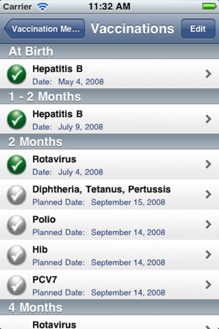 Child Medical History screenshot 3